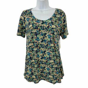 LuLaRoe Perfect T XXS Green Scoop neck NWT